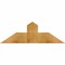 Ekena Millwork Portland Rough Sawn Timber Gable Bracket, Western Red Cedar, 36"W x 12"H x 2"D x 6"F, 8/12 Pitch GBW036X12X0206POR00RWR - alternate 1